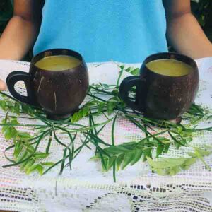 coconut cup or natural cup for serving foods